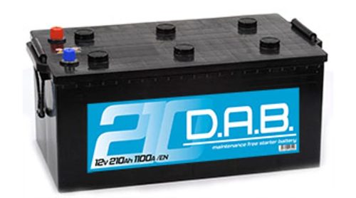 Teherautó Akkumulátor DAB 12V 210 Ah 1100A bal+