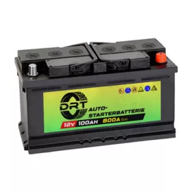 DRT 12V 100Ah 800A jobb+ akkumulátor