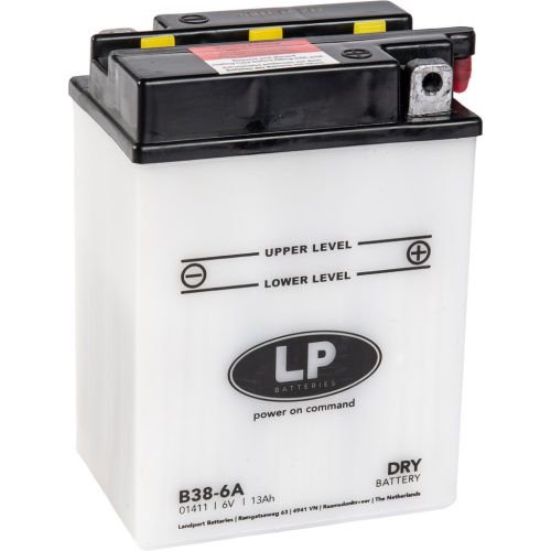 Landport DRY 6 V 13Ah 30A Jobb+ Motorakkumulátor (DRY-B38-6A)