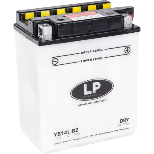Landport DRY 14Ah 180A Jobb+ Motorakkumulátor (DRY-LB14L-B2)