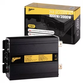 Feszültség átalakító 24/230V (1000/2000W) *A
