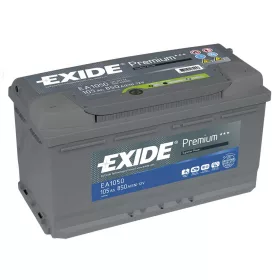   Exide Premium EA1050 akkumulátor, 12V 105Ah 850A J+ EU, magas