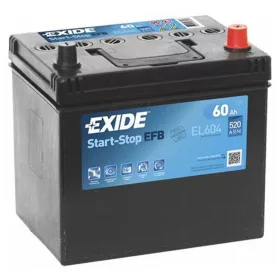   Exide Start-Stop EFB EL604 akkumulátor, 12V 60Ah 520A, J+, japán