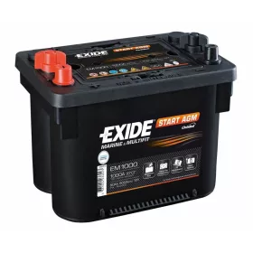   Exide Start AGM Marine EM1000 akkumulátor, 12V 50Ah 800A B+, magas