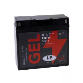 Landport GEL 21Ah 300A Jobb+ Motorakkumulátor (GEL-L12-19)