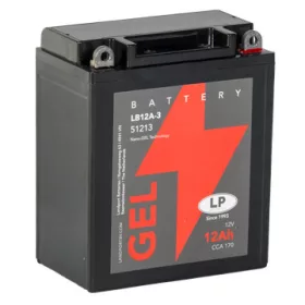 Landport GEL 12Ah 170A Jobb+ Motorakkumulátor (GEL-LB12A-3)