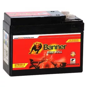   Banner Bike Bull GEL motorkerékpár-akkumulátor, GTR4A-5 (YTZ4A-BS)
