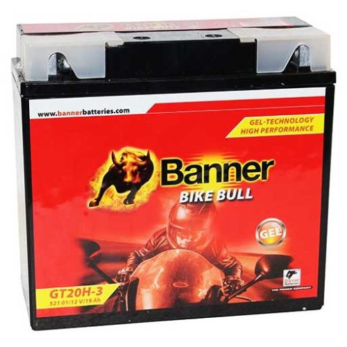 Banner Bike Bull GEL AGM motorkerékpár-akkumulátor, BG12-19, G12-19