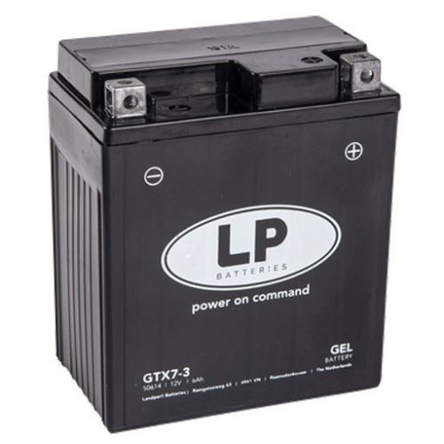 Landport GTX7-3 motorakkumulátor, zárt, zselés, 12V 6Ah 90A