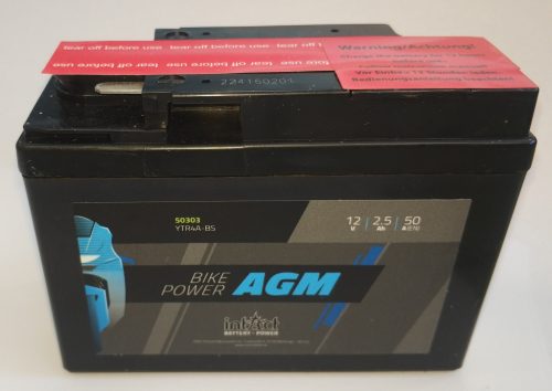 IntAct - 12v 2,5ah - AGM motor akkumulátor - *YTR4A-BS   