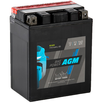 IntAct - 12v 12ah - AGM motor akkumulátor - jobb+  * YTX14AHL-BS      