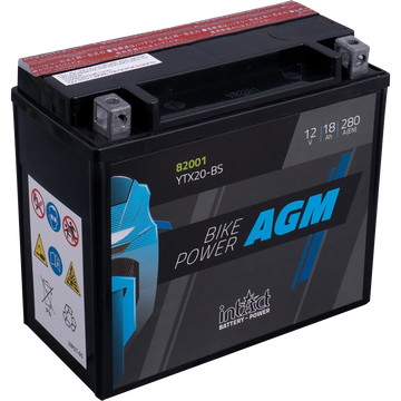 IntAct - 12v 18ah - AGM motor akkumulátor - bal+  * YTX20-BS   