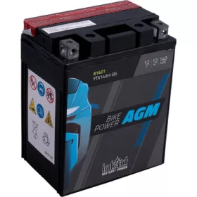   IntAct - 12v 12ah - AGM motor akkumulátor - bal+ * YTX14AH-BS