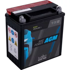   IntAct - 12v 14ah - AGM motor akkumulátor - bal+ * YTX16-BS-1
