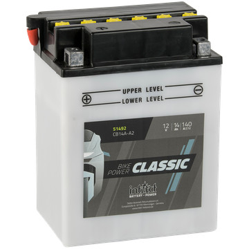 IntAct - 12V 14Ah - motor akkumulátor - bal+  * YB14A-A2   