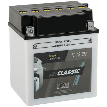 IntAct - 12v 30ah - motor akkumulátor - jobb+  * YB30CL-B   
