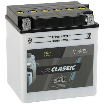 IntAct - 12v 30ah - motor akkumulátor - jobb+  * YB30L-B  