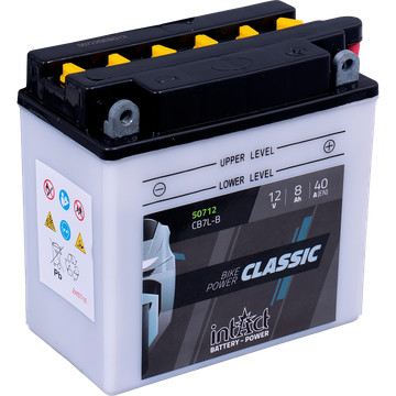 IntAct - 12v 8ah - motor akkumulátor - jobb+  * YB7L-B 