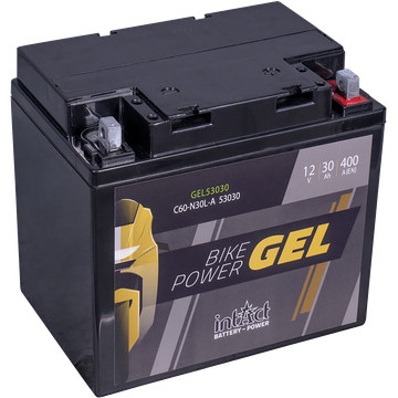 IntAct - 12v 30ah - zselés motor akkumulátor - jobb+  * C60-N30L-A     