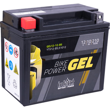 IntAct - 12v 10ah - GEL motor akkumulátor bal+  * YTX12-BS   