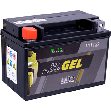 IntAct - 12v 8ah - GEL motor akkumulátor - bal+  * YTX9-BS  