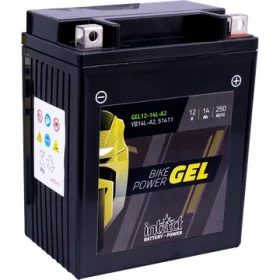 IntAct - 12v 14ah - GEL motor akkumulátor jobb+ * YB14L-A2