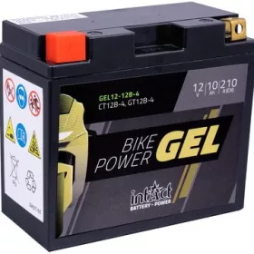 IntAct - 12V 10Ah - GEL motor akkumulátor - bal+ * YB12B-4