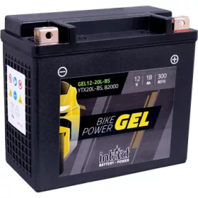   IntAct - 12v 18ah - GEL motor akkumulátor - jobb+ * YTX20L-BS