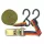 Csomagrögzítő pánt feszítővel 5 m (K12/48/96)