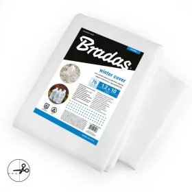   Téli növényvédő zsák vágható 50g/m²,  76cm átmérő, 1,2 x 10m