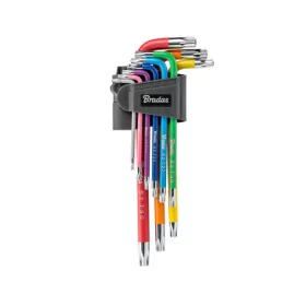 Torxkulcs klt. 9db TORX 10-50,  hosszú (DIY-HKT42-LO-B)