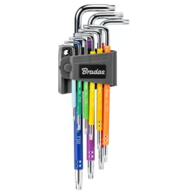   Torxkulcs klt. 9db TORX 10-50, extra hosszú (DIY-HKT62-EL-B)