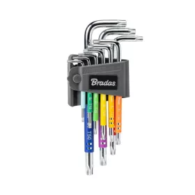 Torxkulcs klt. 9db TORX 10-50, hosszú (DIY-HKT62-LO-B)