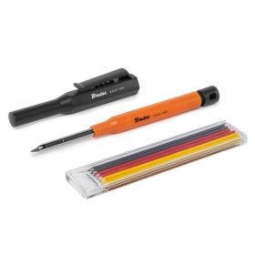   Tölthető ácsceruza narancssárga-fekete, 145mm + 6db betét