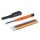 Tölthető ácsceruza narancssárga-fekete, 145mm + 6db betét