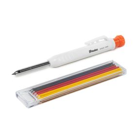 Tölthető ácsceruza fehér, 145mm + 6db betét