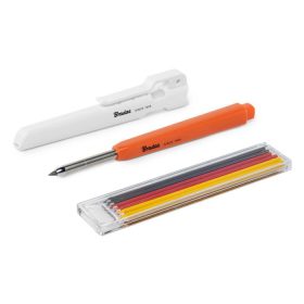   Tölthető ácsceruza narancssárga-fehér, 152mm + 6db betét