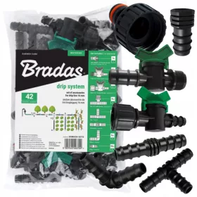 Csepegtető rendszer csatlakozó készlet 16mm,  42 db-os