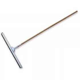 Alumínium vízlehúzó 60 cm, fa nyéllel (K6/12)