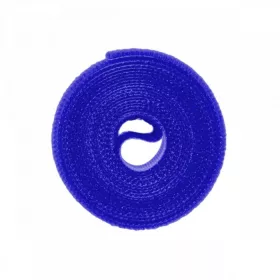 Többfunkciós tépőzáras kék szalag 12mm x 2m