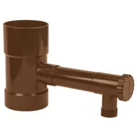 Szelepes esővízgyűjtő - 100mm / KM 1" - barna