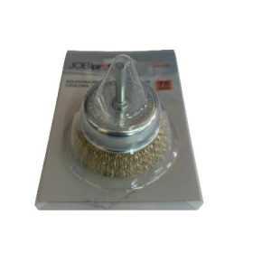 Drótkefe, HEX, 50 mm, réz