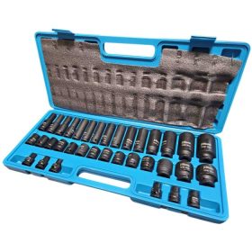   Gépi dugókulcs klt. 35db-os, hosszú/rövid 1/2" 8-32mm JOBIEXTRA