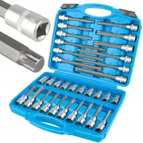   MAR-POL Dugókulcs készlet 1/2" TORX 32db-os T20 - T70 *A (LEX32)