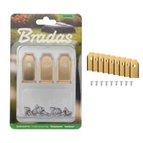   Kések fűnyírórobotokhoz 9 db TYTAN GOLD, Husqvarna/Gardena