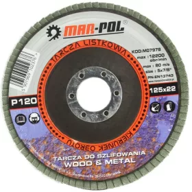 MAR-POL Lamellás csiszoló 125mm P120 (M07978)