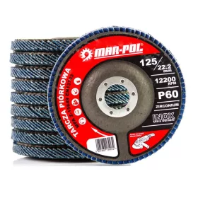 MAR-POL Lamellás csiszoló 125mm p60, INOX (M07982)