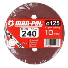MAR-POL Csiszolókorong 125mm P240 (M08036)
