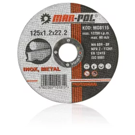 MAR-POL Fémvágó korong 125x1.2mm MAR-POL (M08115)