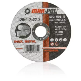 MAR-POL Fémvágókorong 125x1,2mm  (M08200)